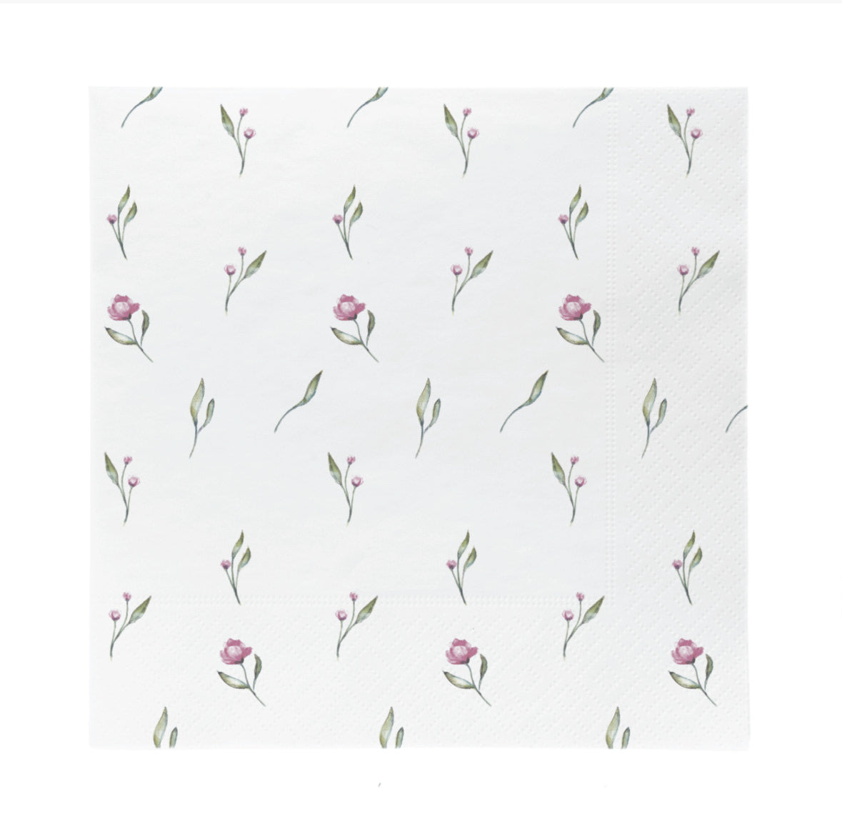 sögne serviett coctail  sommerblomst