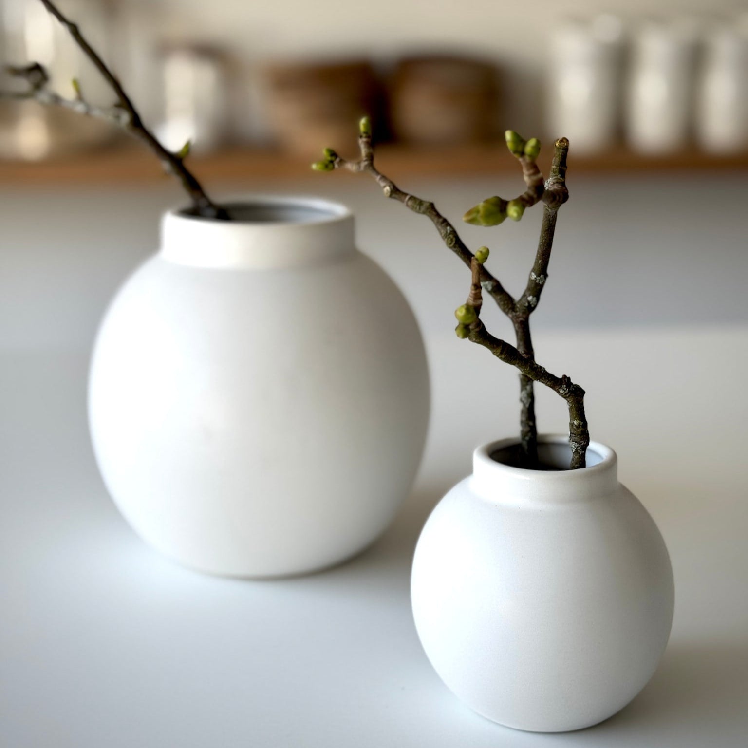 sögne nora vase hvit medium