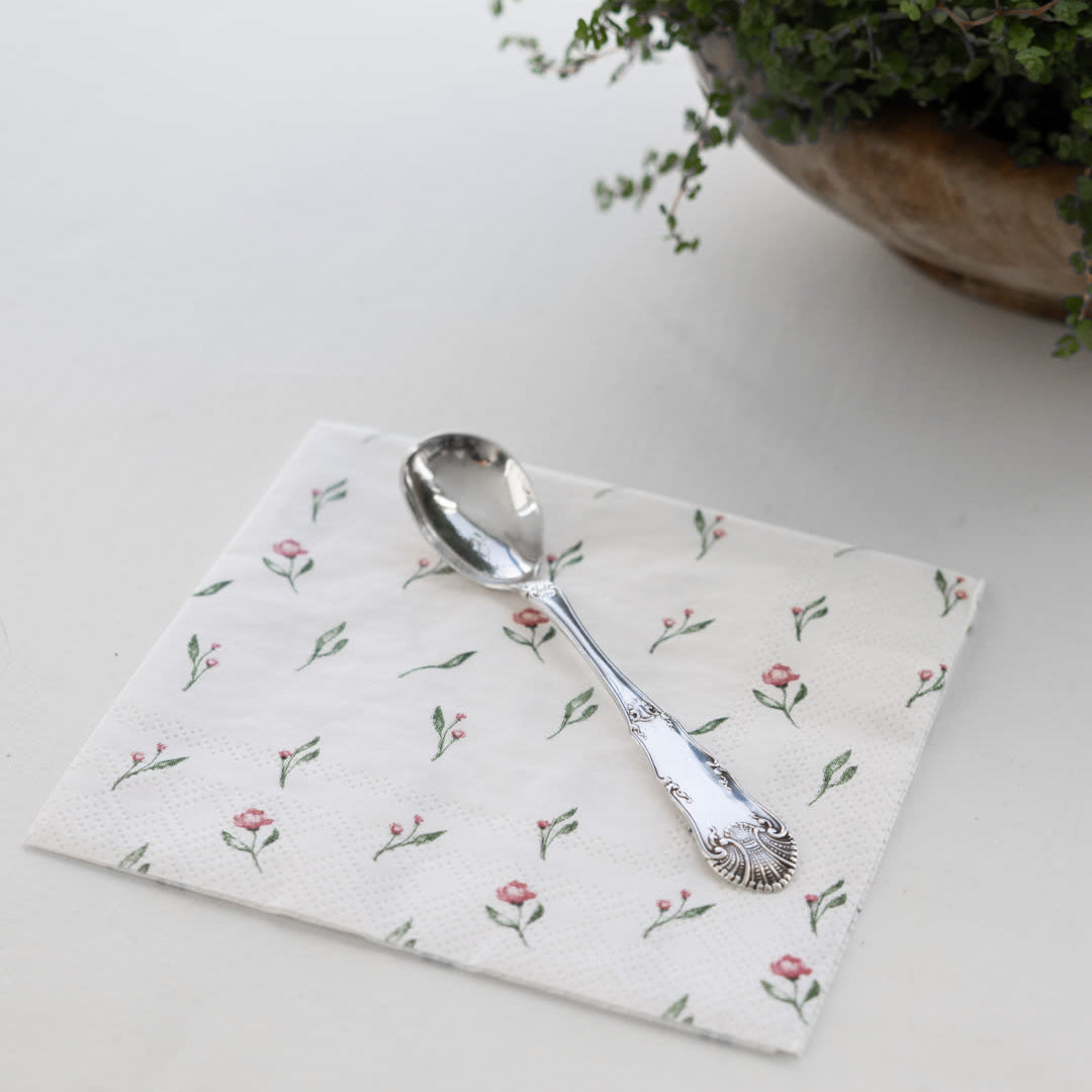 sögne serviett coctail  sommerblomst