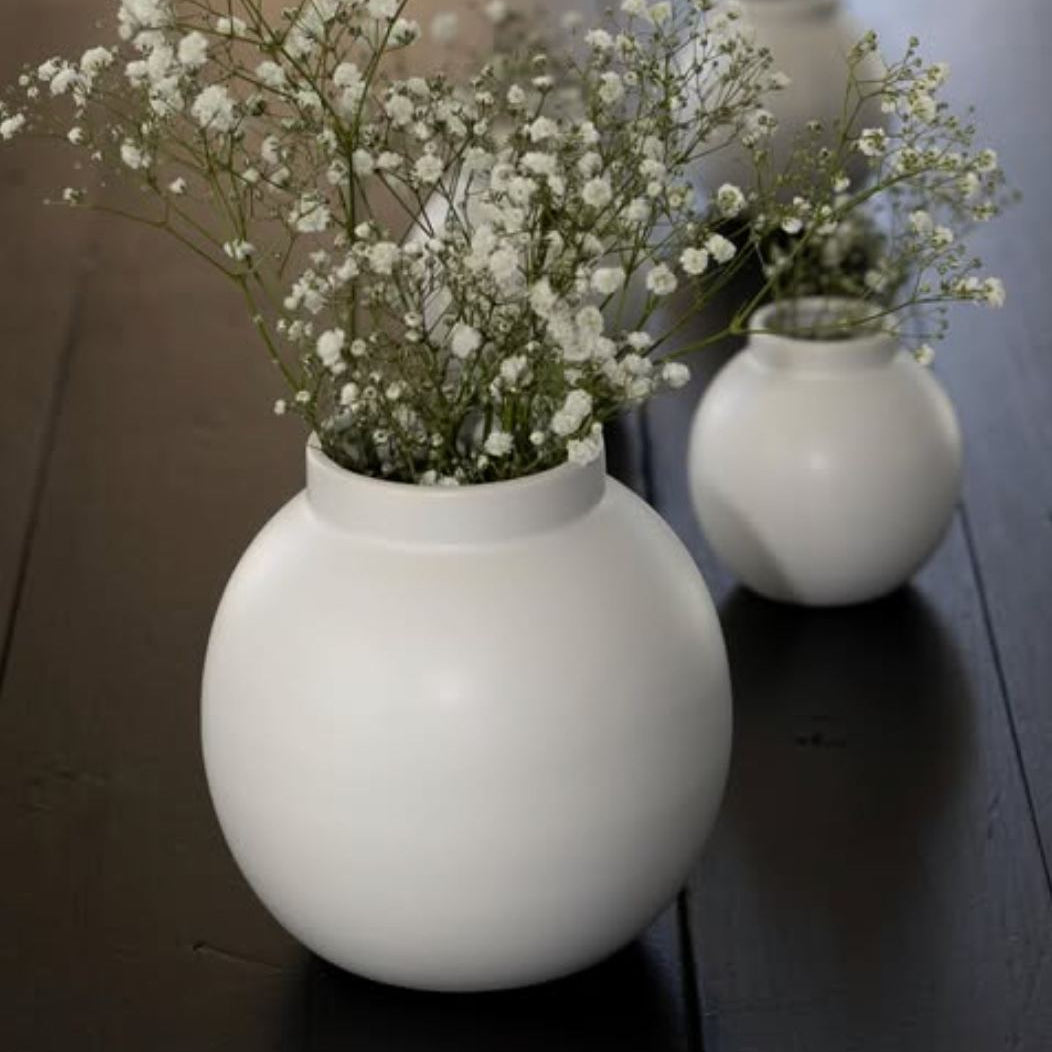 sögne nora vase beige medium