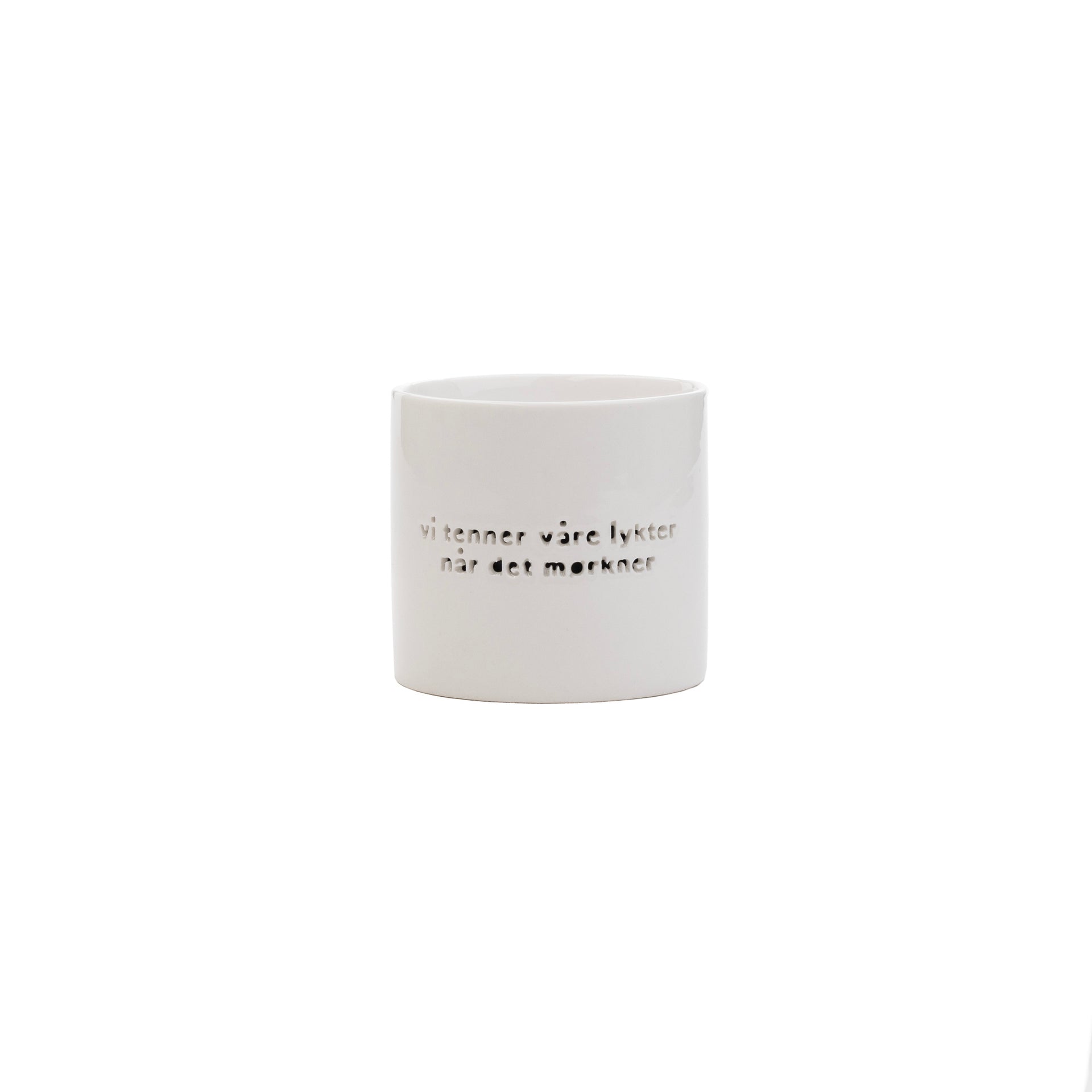 sögne white t-light holder vi tenner springe lykter medium