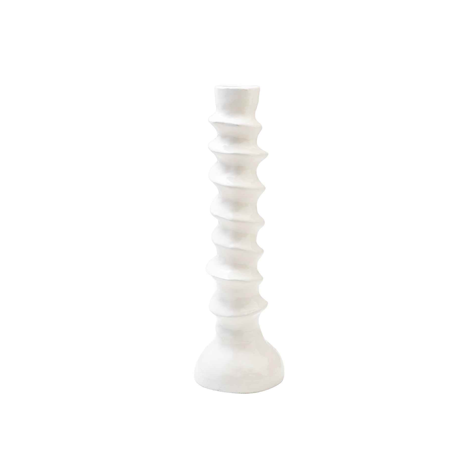 sögne hedvig lysestake hvit glossy large