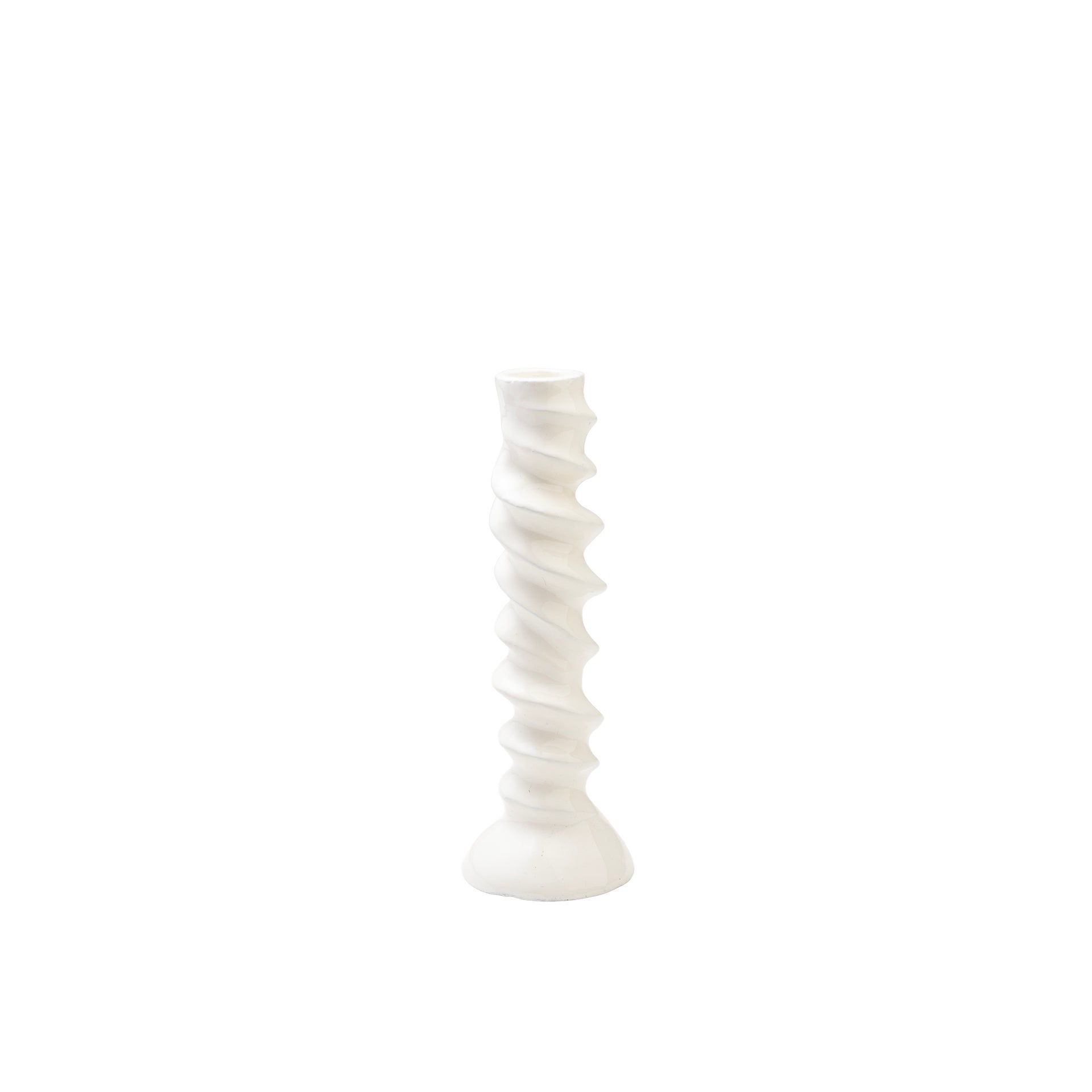 sögne hedvig lysestake hvit glossy small