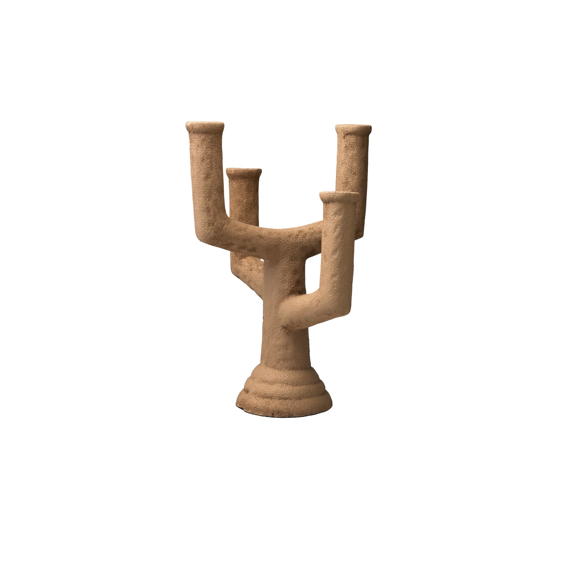 sögne ivy lysestake 4 armet terracotta