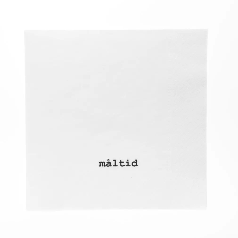 sögne paper napkin lunch måltid