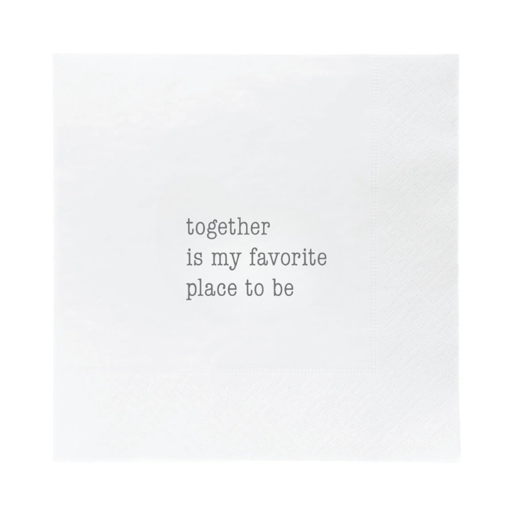 sögne paper napkin lunch together is my