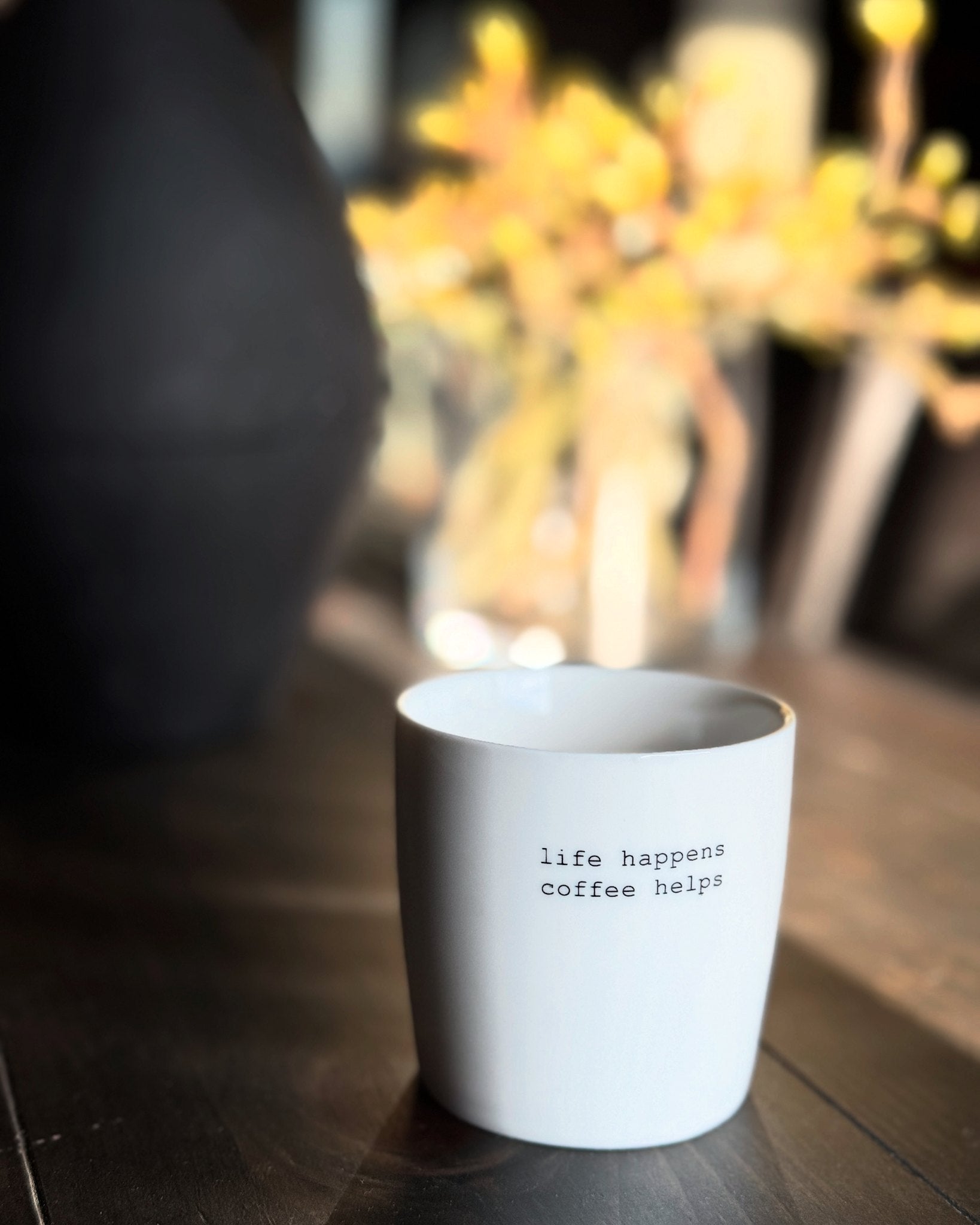 sögne mug white mini  life happens