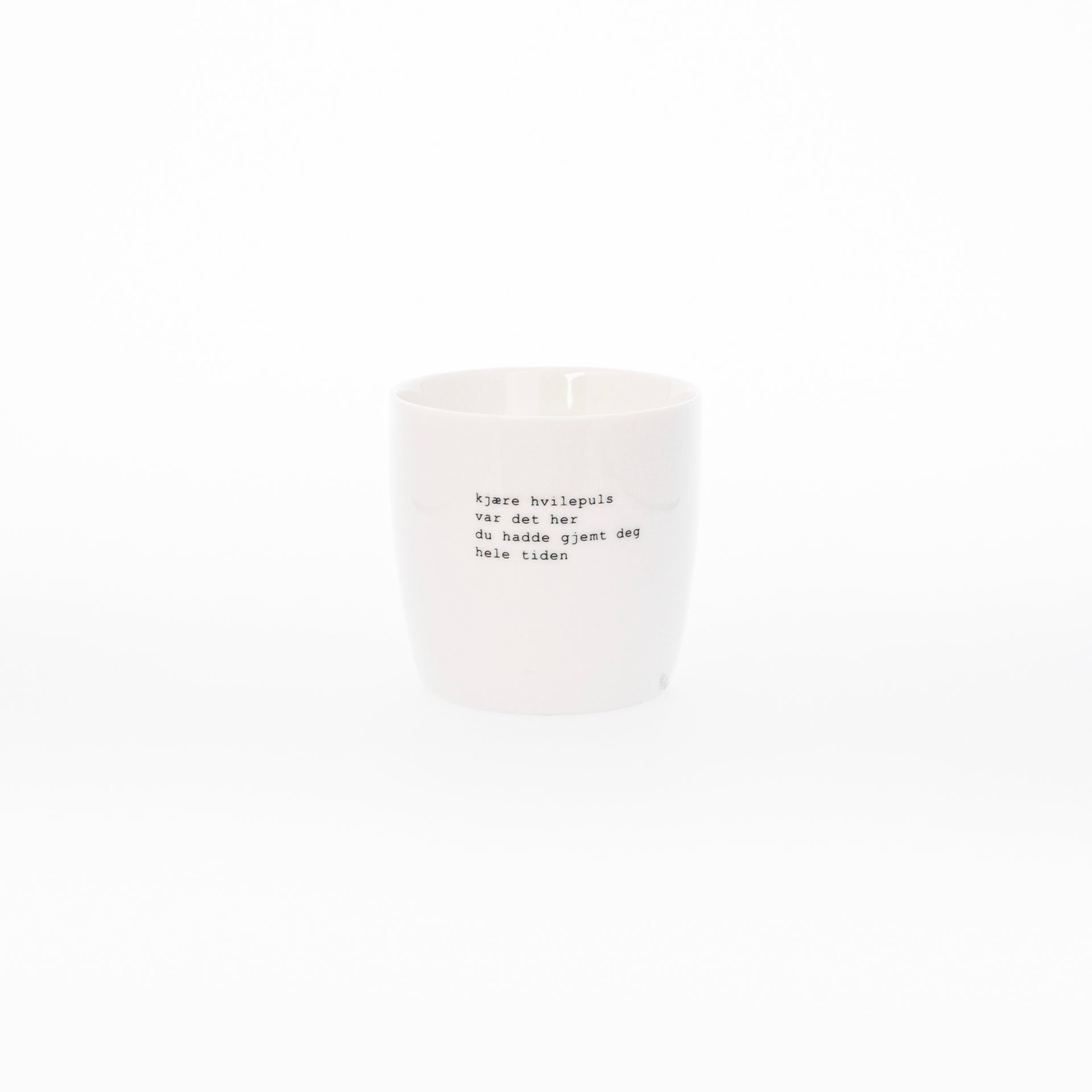 sögne mug Trygve skaug white  kjære hvilepuls