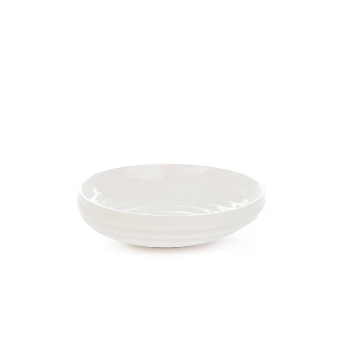sögne bowl white ribbed small