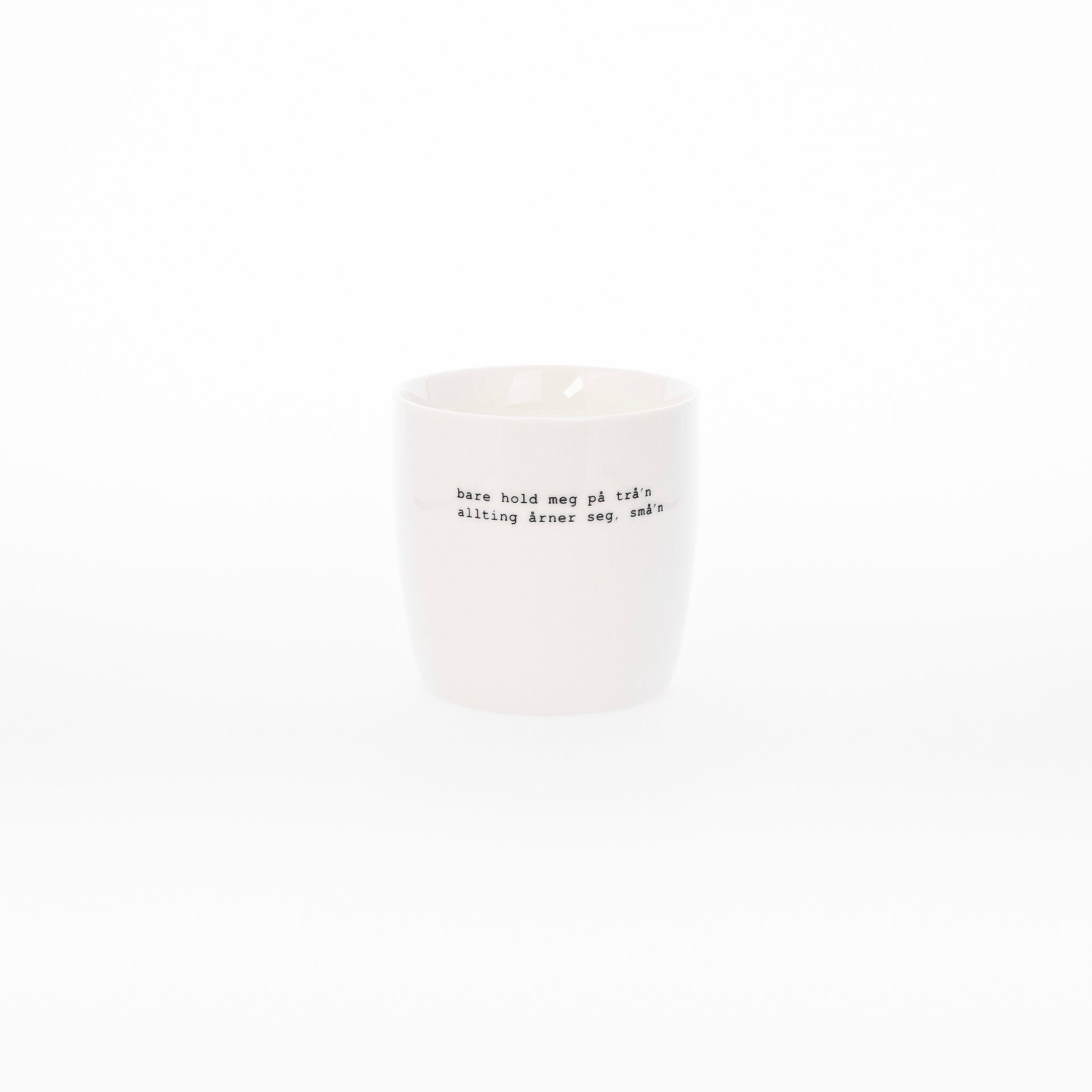 sögne mug Trygve Skaug white  hold meg på trå`n