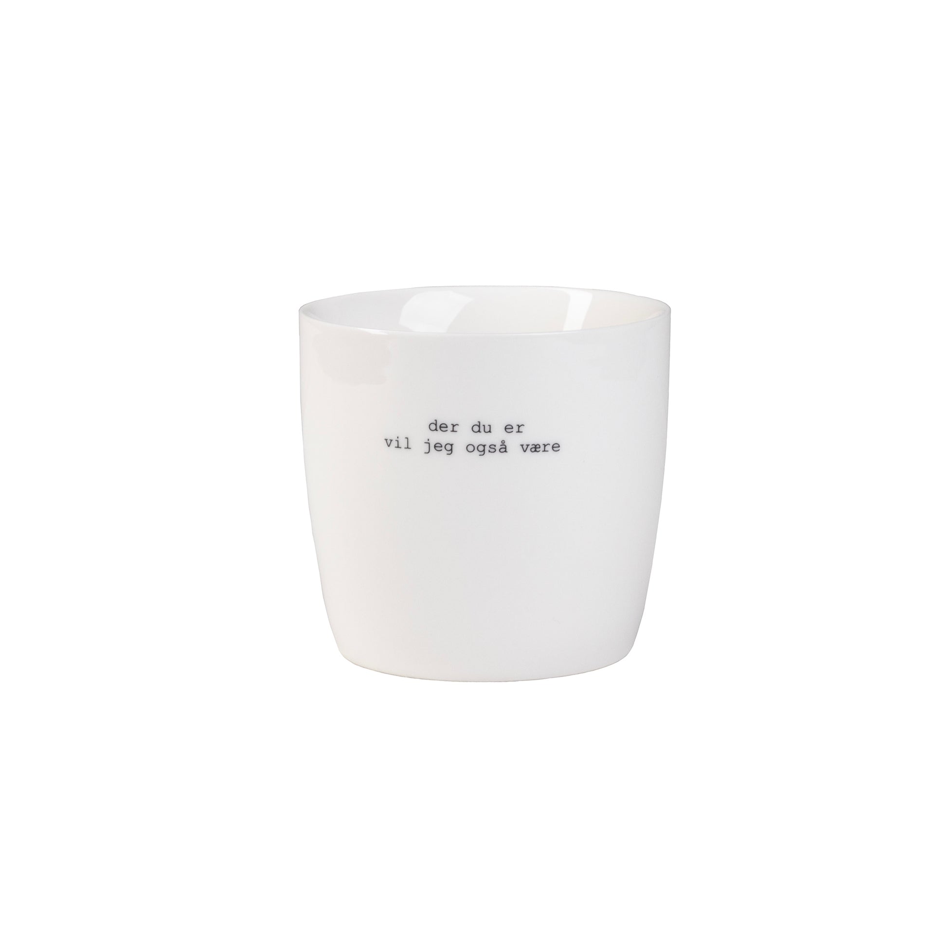 sögne mug white der du er 