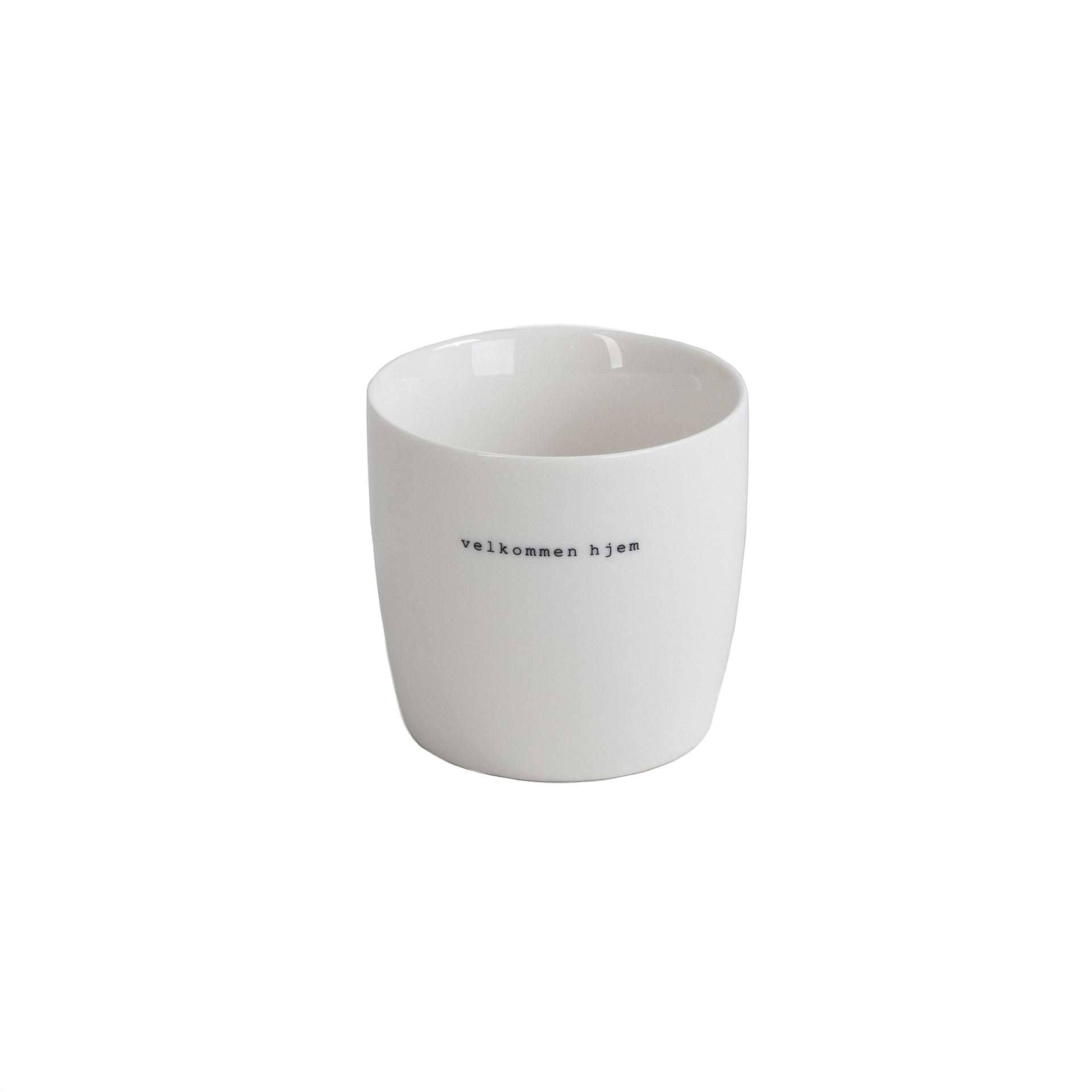 sögne mug white velkommen hjem