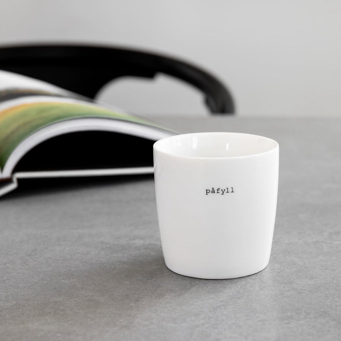 sögne mug white mini  påfyll