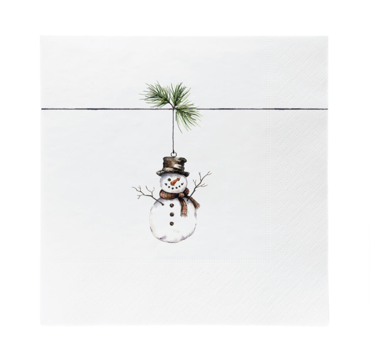sögne serviett lunch christmas snowman