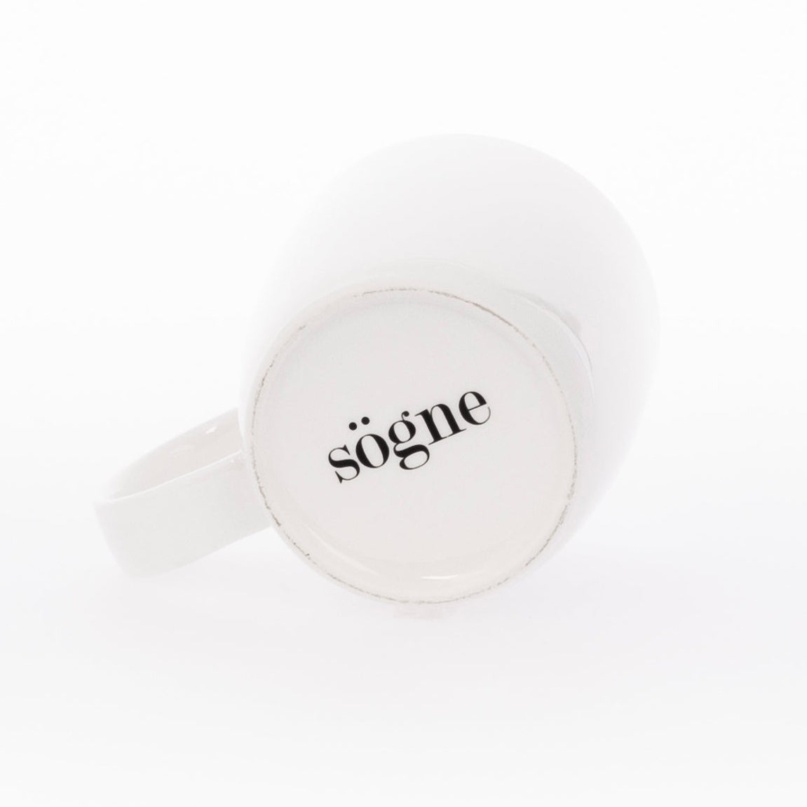 sögne mug white  before and after ski