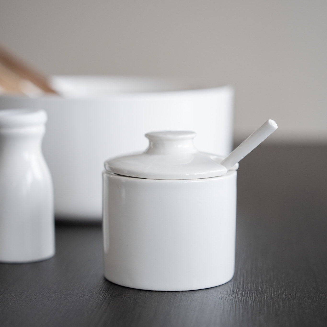 sögne sugar jar with spoon