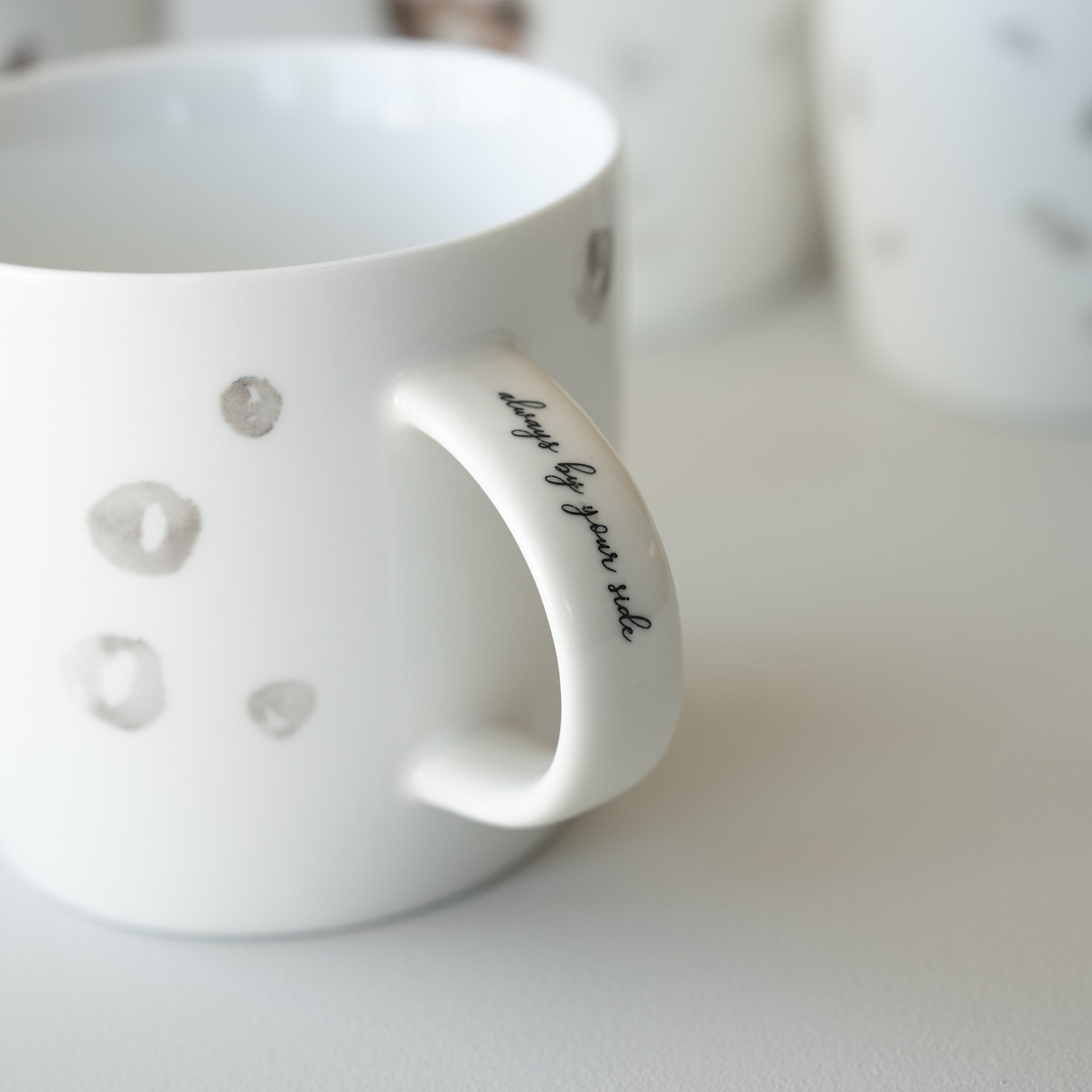 sögne mug white with deer