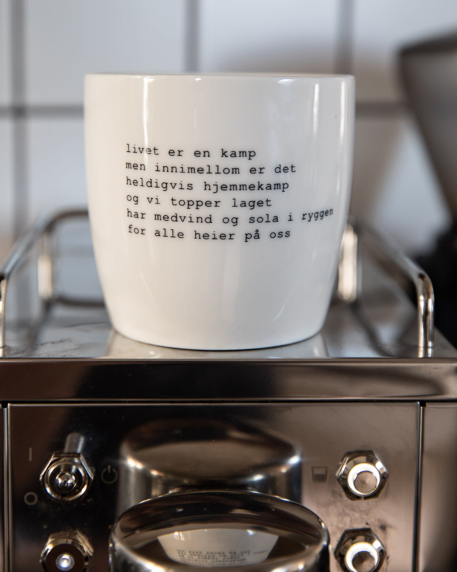 sögne mug Trygve skaug white  hjemmekamp