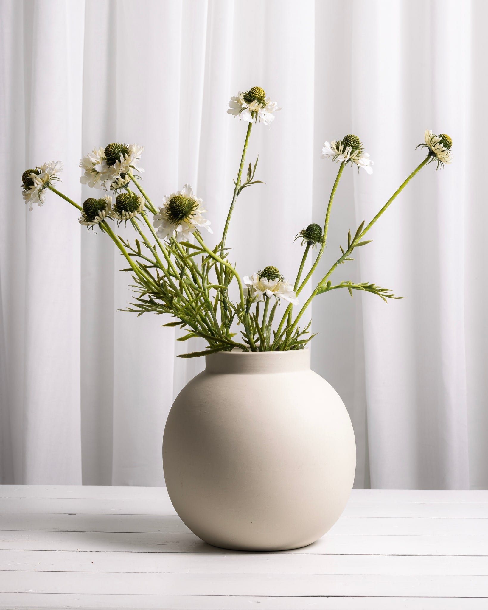 sögne nora vase balloon beige large