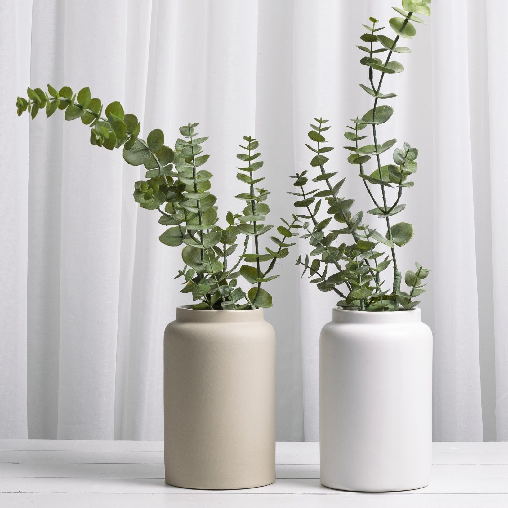 sögne nora vase hvit 22 cm