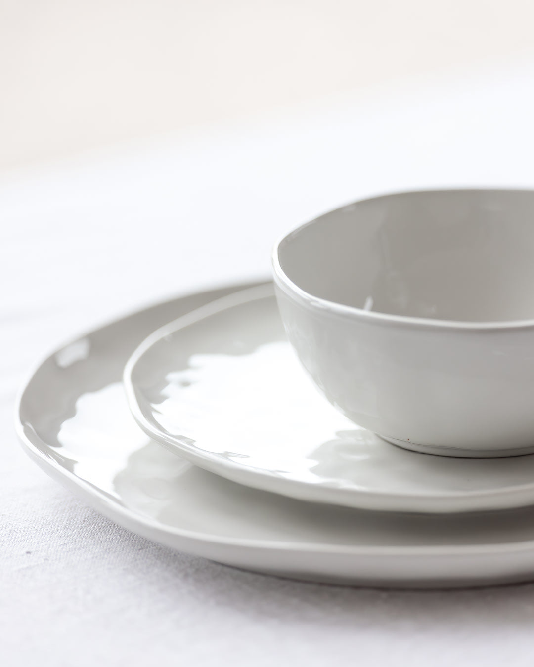 Sögne Tilly plate white 25 cm