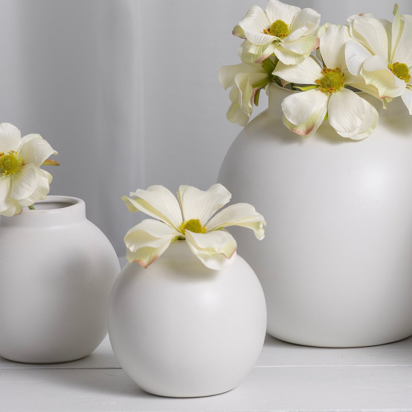 sögne nora vase balloon hvit large