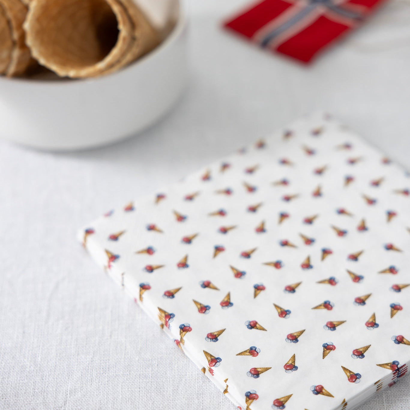 sögne paper napkin lunch little icecreams