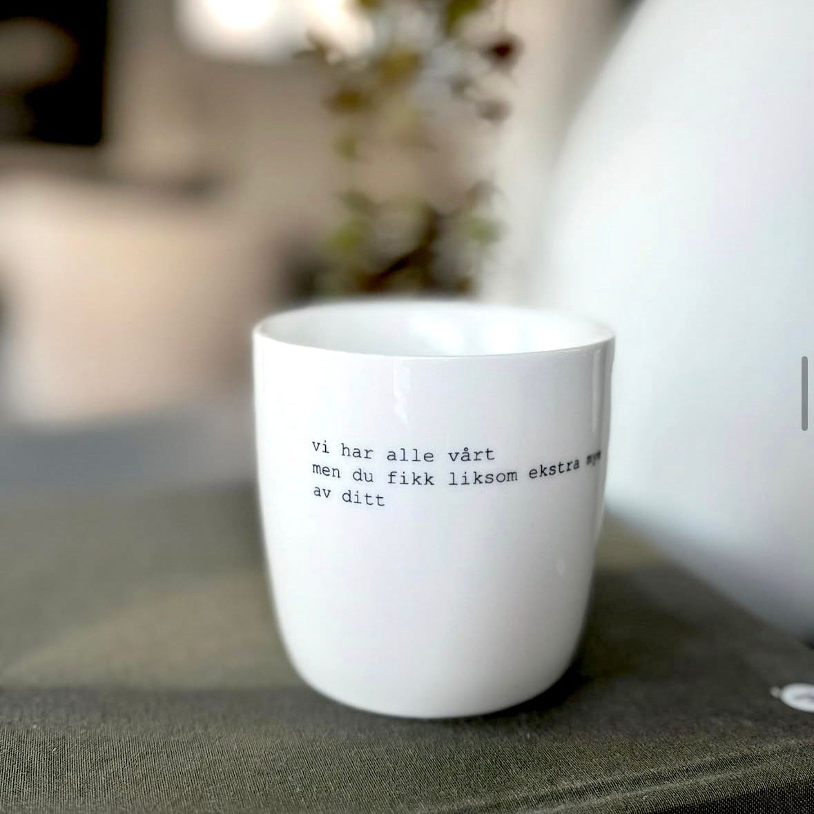 sögne mug Trygve skaug white vi har alle vårt