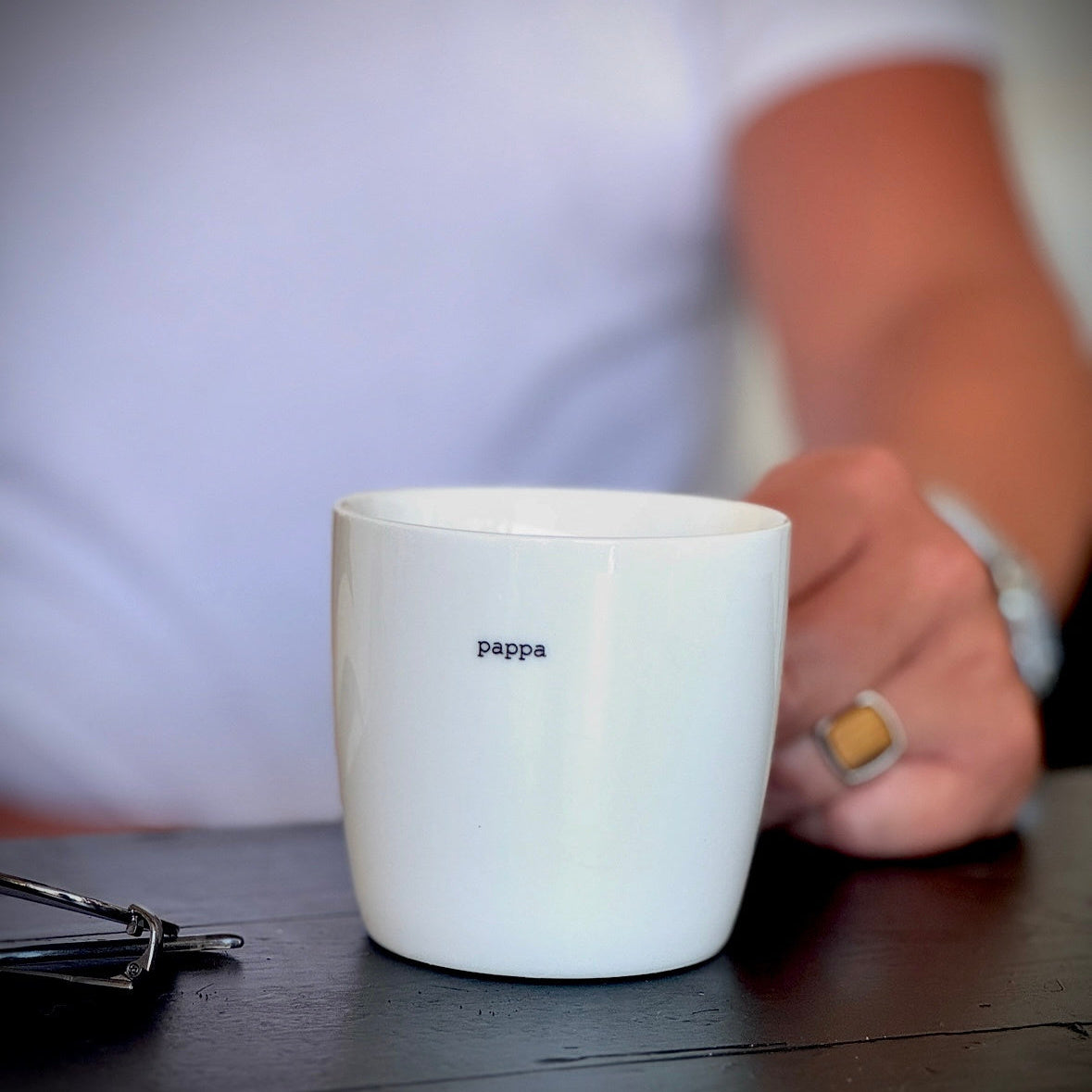 sögne mug white pappa