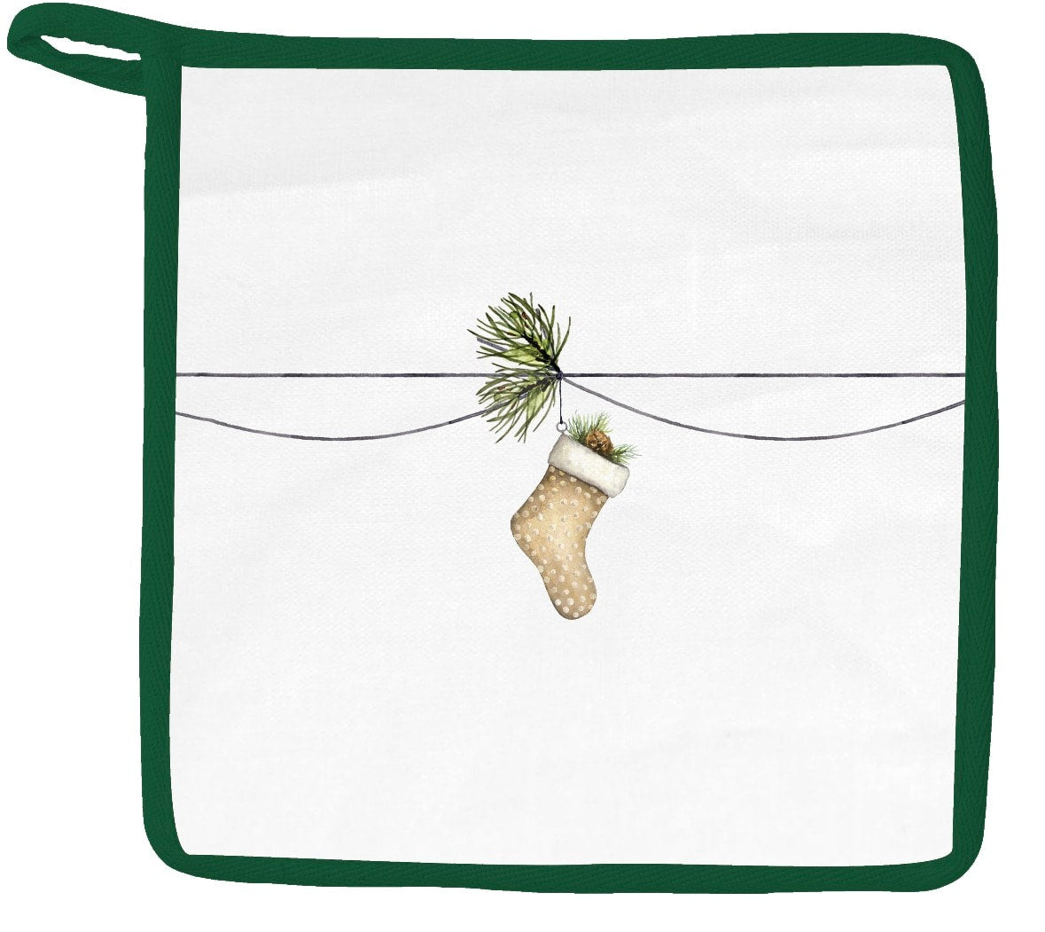 sögne potholders set/2 pc december stocking
