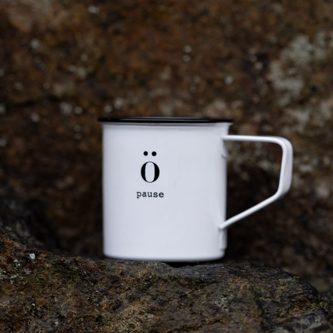 Sögne emalje kopp mini pause