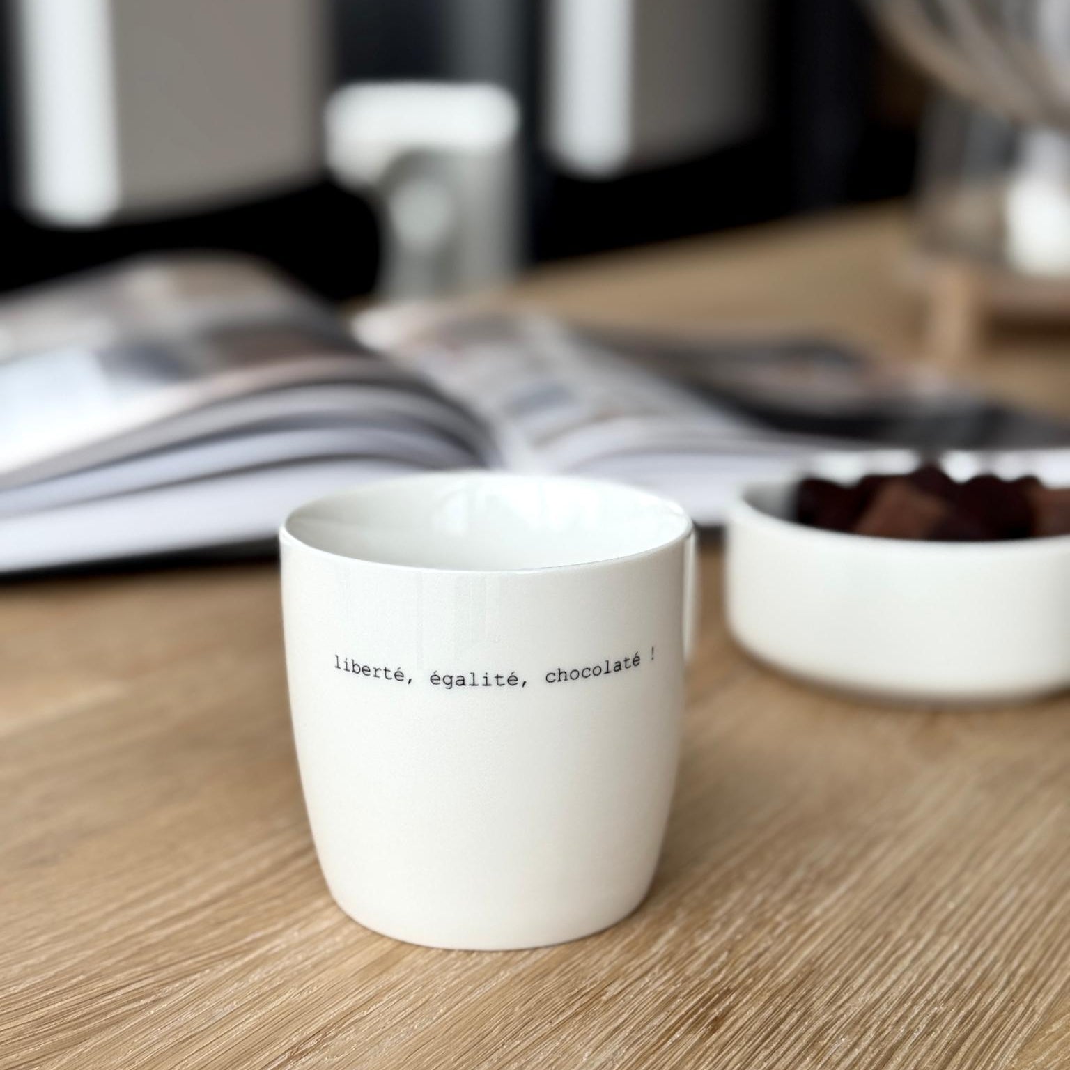 Sögne mug liberté, égalité, chocolaté !