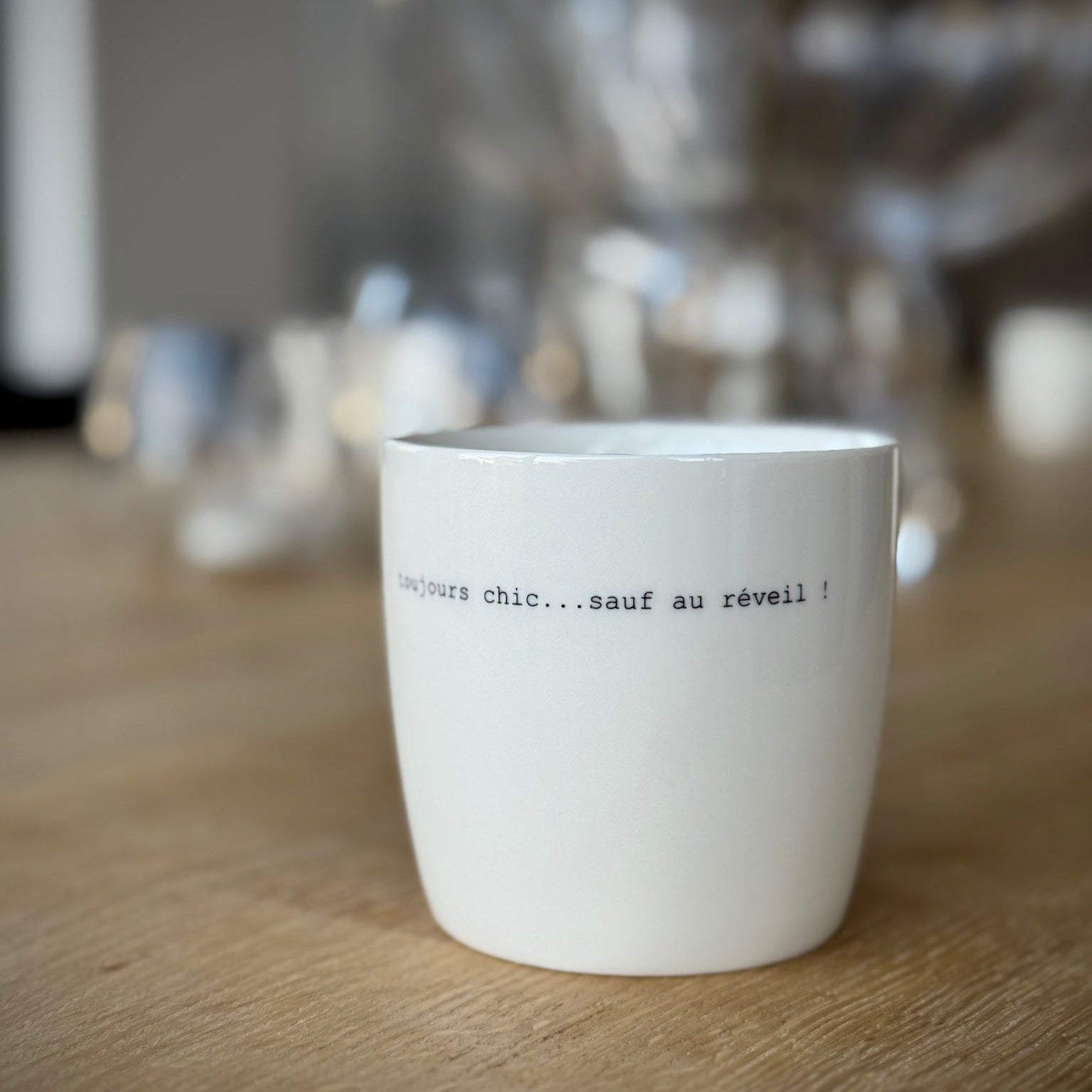 Sögne mug toujours chic...sauf au réveil!
