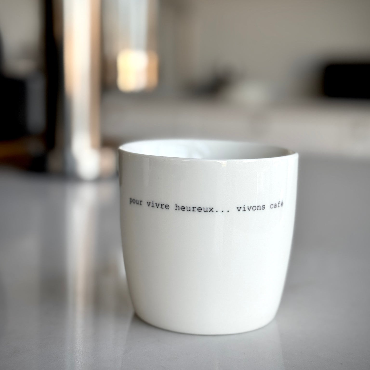 Sögne mug pour vivre heureux...vivons café