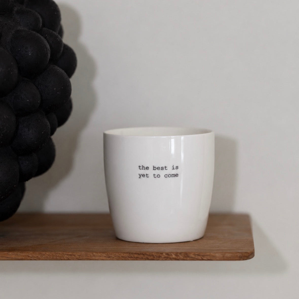 Sögne mug white the best is yet to come