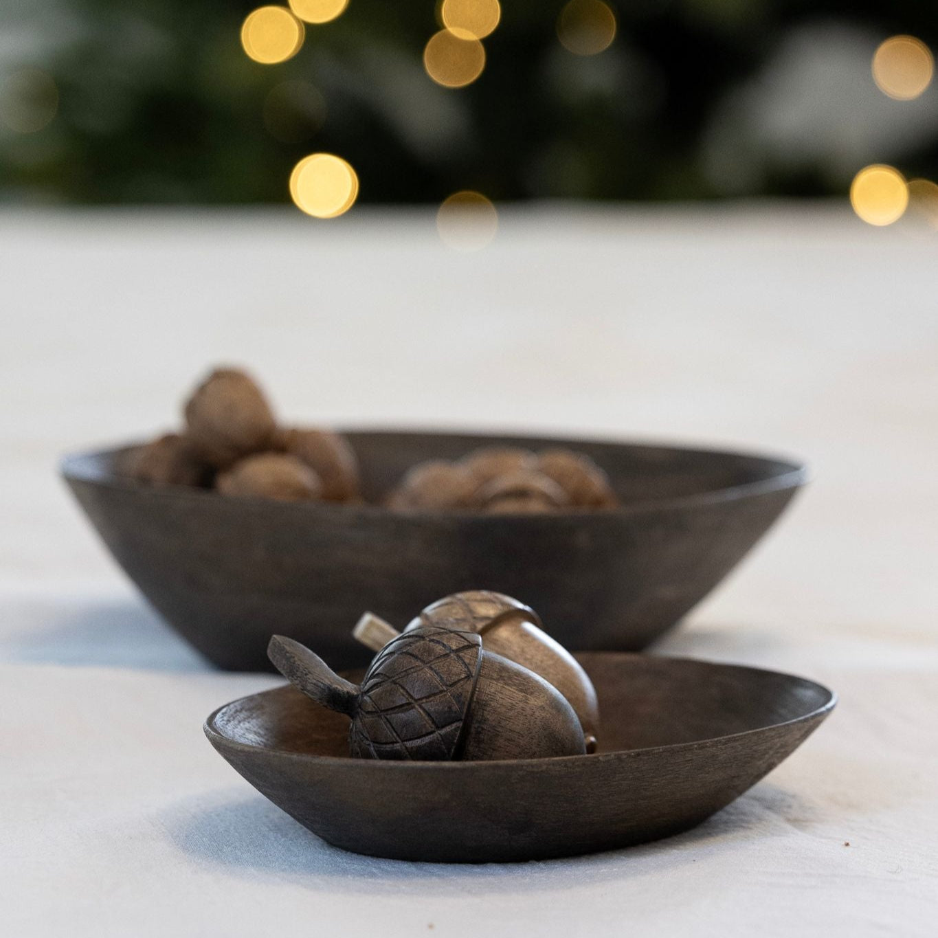 sögne rustic brown mango tray small