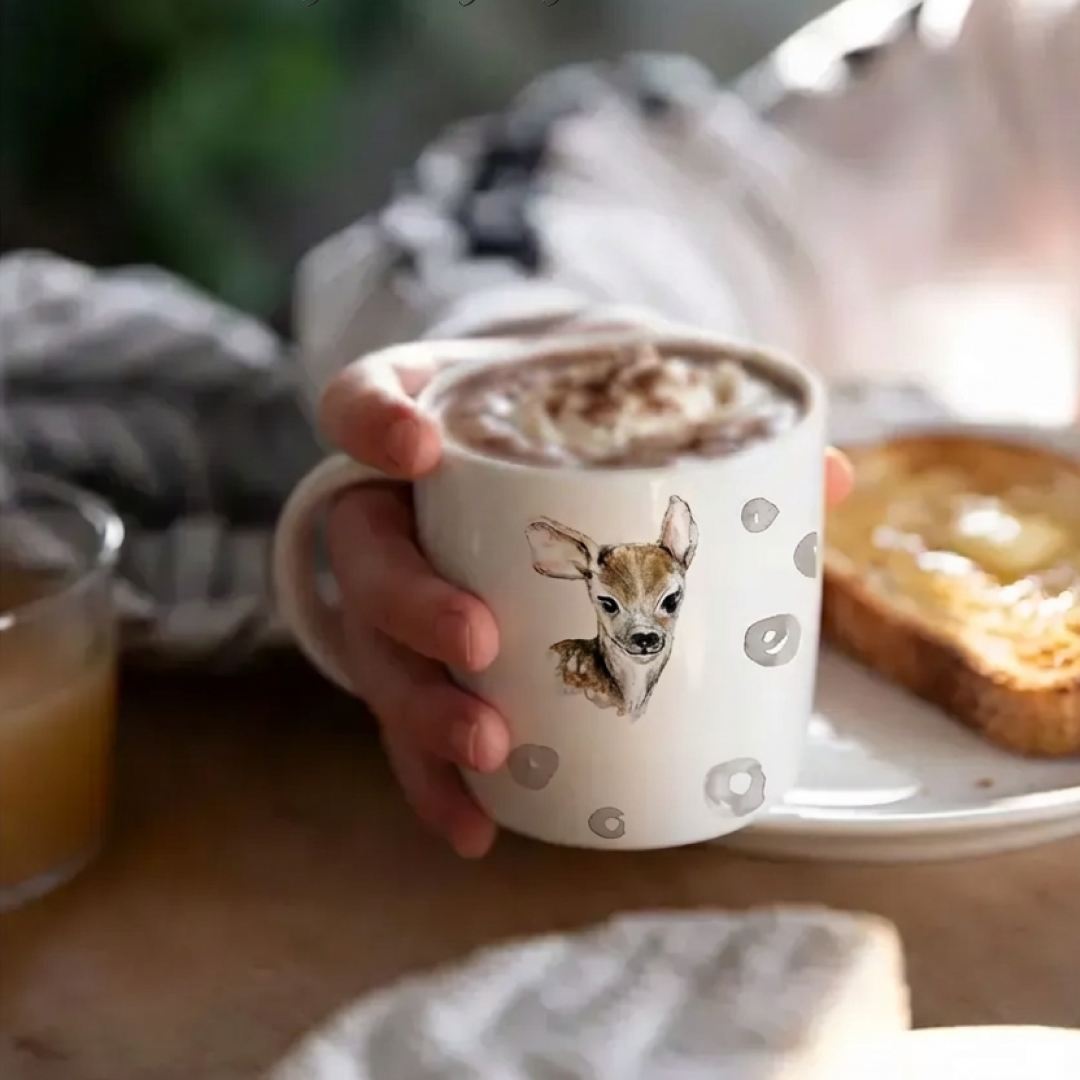 sögne krus hvit kids rådyr