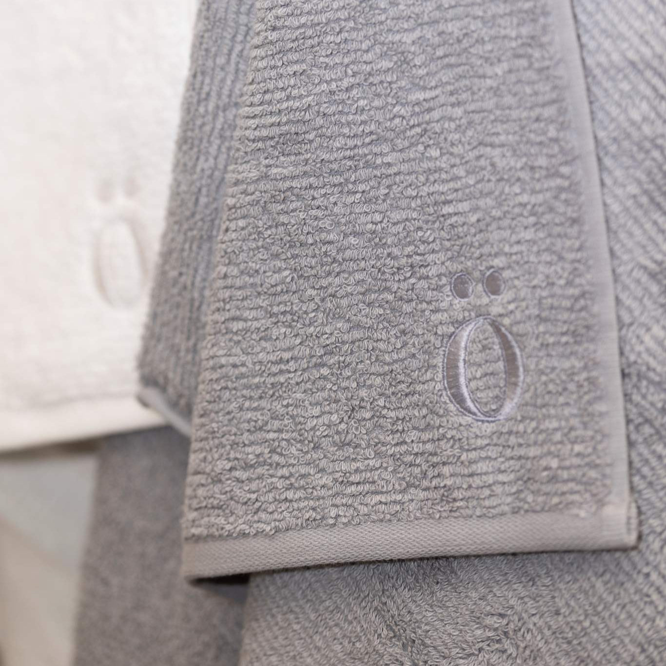 sögne bath towel grey 50x70 cm