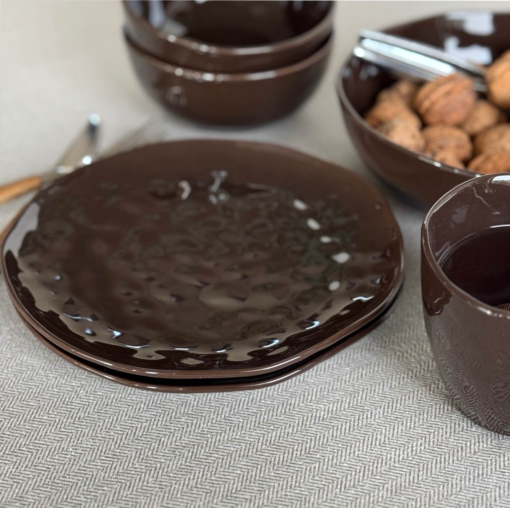 sögne Tilly asjett brun