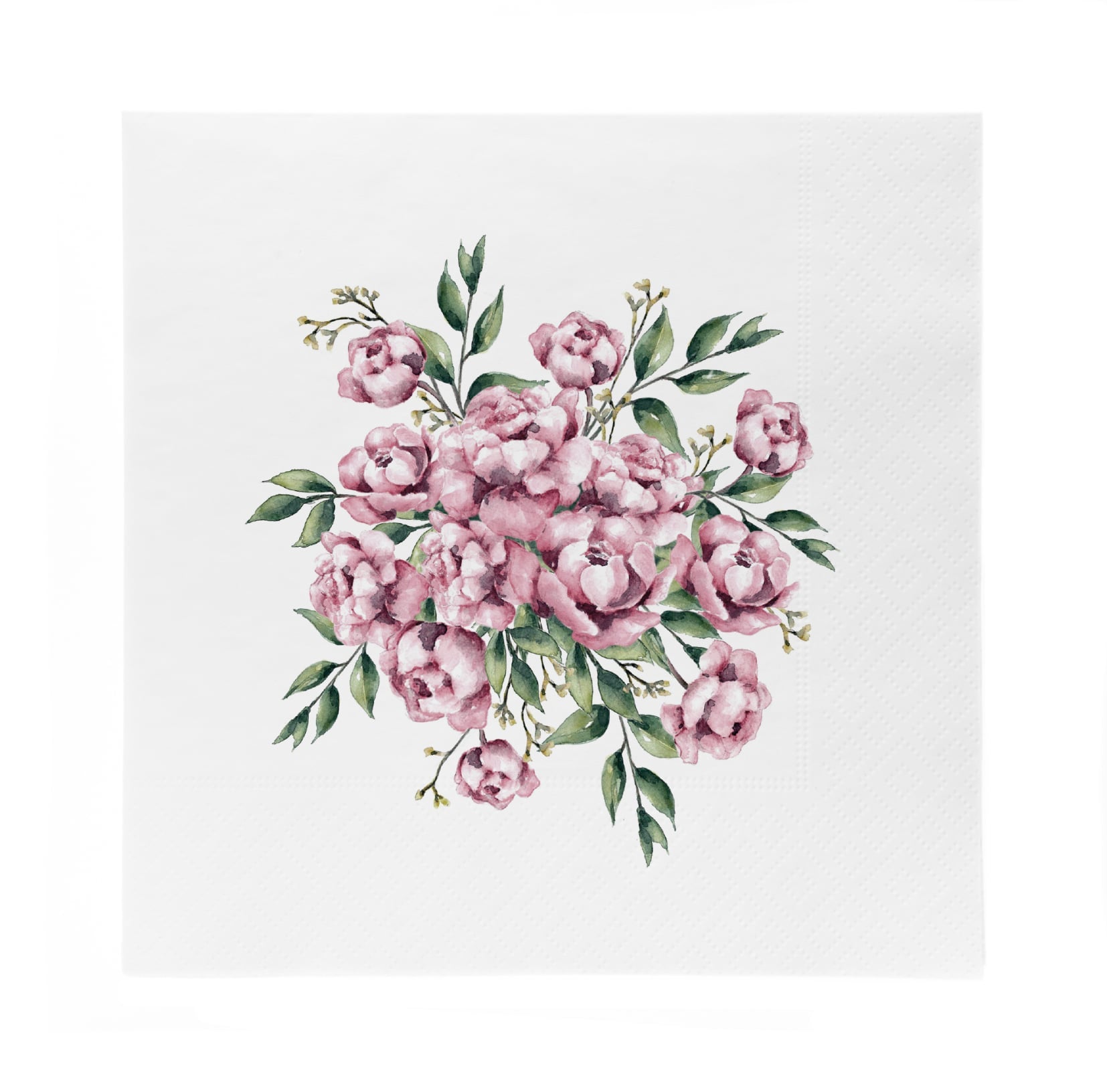 sögne serviett lunch blomsterbukett