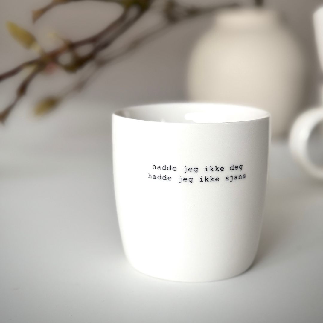 sögne mug Trygve skaug white  sjans